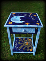 hand painted accent tables