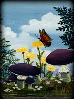 Woodland Meadow theme for painted furniture